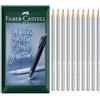Faber-Castell Grip 2001 - Matita triangolare in grafite, busta, confezione regalo da 10 matite (Grado HB)