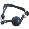 Generico Ball Gag Bondage Restraint Nero con Cinturini Regolabili