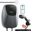VEVOR Stazione di Ricarica per Auto EV PHEV 22kW Trifase Tipo 2 Grado IP65 per Veicoli Elettrici Ibridi Plug-in 400V CA, Corrente 32A, Controllo Remoto APP, Indicatore, Caricabatterie Auto Elettriche