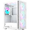 Montech Case Montech X3 Mesh Midi-Tower ventole RGB Vetro temperato Bianco [X3 MESH WH]