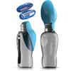 Paws Elegance Prova di Perdite Borraccia Cane Portatile da 800 ml per il Viaggio | Incluso Contenitore per il Cibo e Spazzolino da Denti | Premium Beverino per Cani