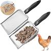 Journdream 2 x Pelle per Pulcini con Rete da 3,8 mm e 5 mm | Accessori per pollaio, Adatto per la Pulizia delle deiezioni di Gatti e polli, Piccoli Animali (Rectangle)