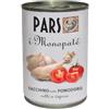 Generico Pars Umido Cane e Gatto Monopatè, alimento completo in patè per canie gattidi tutte le età e di tutte le taglie, gusto Tacchino e Pomodoro, monoproteico | 6 scatolette da 400 grammi l'una.