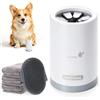 Nobleza Set Pulitore Zampe Cane, Pulisci Zampe Portatile con 3 Asciugamani in Microfibra e 1 Spazzola per Toelettatura in Silicone, Kit di Pulizia e Cura per Cani di Taglia Piccola