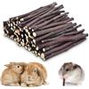 OPIURVY 100 g Bastoncini di Legno di Mela Naturale, Mela Bastoncini da Masticare,Ramo Di Giocattoli per Conigli,per Digrignare i Denti per Cincillà Criceto Porcellino d'India