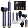 AiroGlow Asciugacapelli 5 in 1 Airstyler 5 in 1 Hairstyler 5 in 1 Multifunzione Phon Capelli,Spazzola Asciugacapelli Per Dare Volume Ai Capelli, Lisciare, Arricciare, Ioni Air Curler Brush,per Capelli