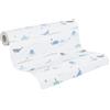 A.S. Création Carta da parati in tessuto non tessuto Little Love, 10,05 m x 0,53 m, blu, grigio, bianco, made in Germany 381301 38130-1