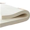 LCUVIMPEX Materassi di lattice naturale, Super morbido for alleviare il dolore alla spalla, rivestimento in cotone biologico senza sostanze chimiche(60x180cm(23X71in))