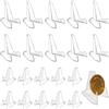 VIVIIHOO Set di 20 Supporti in Acrilico per Carte da Collezione, Immagini e medaglie, di Alta qualità e Design Stabile (medio/10pcs+large/10pcs)
