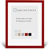 RahmenMax Cornice portafoto Skane in MDF 29,7 x 42 cm (A3) in rosso con vetro acrilico antiriflesso da 1 mm, cornice per poster in diverse dimensioni e colori.
