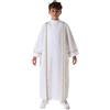 Holyart Tunica per Prima Comunione 2 Bordi Dorati, 135 cm (53 INC.)