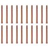 Helilyco Kit di 20 pinze TIG in rame da 2,4 mm, WP17/18/26, PTA-17/18/26 e per Miller Diamondback DB17/18/26