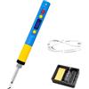 Helilyco Saldatore da 65 W con interfaccia di tipo, display a LED regolabile calore 180-500, per stazione di saldatura portatile compatta compiti precisi (K)