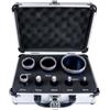 Helilyco Set di utensili da taglio diamantati con filettatura M14 per piastrelle marmo granito foratura vetro su smerigliatrici angolari 125 e 150 Kit completo con accessori per progetti di miglioramento