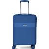 VOYAN Valigia da viaggio in cabina 001, trolley rigido con serratura di sicurezza e custodia rigida leggera, blu, Cabina, Valigia rigida con ruote girevoli e serratura a combinazione