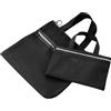 Generic Organizer da spiaggia - Organizer da 2 pezzi con cerniera per bagno, materiale in rete di poliestere traspirante con manico portatile, borsa da doccia in rete, per dormitorio, viaggi, università