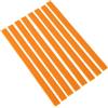Wakects 8 Pezzi COPERCHI Ruote DI VADUCA SILICONE, Ruote per Bagagli Protezioni del Rumore Assorbimento con Nastro Adesivo Elevato per Accessori Viaggio (ORANGE)