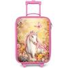 NoBoringSuitcases.com NoBoringSuitcases© Valigia Rosa Per Bambini Compatto Bagaglio Ultraleggero