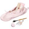 Ghjkldha Astuccio unico per cosmetici, a forma di scarpetta da ballerina, organizer per trucchi a pantofola da ballerina, scarpe creative a punta per piccoli oggetti, per ballerine, rosa, Refer to ,
