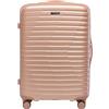 WITTCHEN Motion Line Valigia media bagaglio da viaggio leggero Valigia rigida policarbonato lucchetto TSA manico telescopico 4 ruote doppie 360° Taglia L Oro rosa
