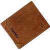 STARHIDE Portafoglio da uomo in vera pelle invecchiata con blocco RFID 1145, Marrone (personalizzato), 11.5cm (Length) x 9.5cm (Height) x 1.6cm (Width), Vintage