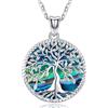Friggem Collana Donna Albero della Vita in Argento Sterling 925 Albero della Vita Ciondolo Idee Regalo Gioielli Donna Originale per Mamma Moglie Fidanzata Figlia Sorella