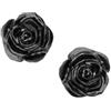 Alchemy Romance Rose Stud Orecchini England Nero Piuttosto Scuro Gotico Alternativa