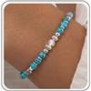 ORAZIO Bracciale Donna Turchese Bracciali Perline Pietra Naturale