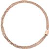 Breil, Collezione Magnetica System, Collana Donna, Elemento Medium Ray of Light, Girocollo in Acciaio IP Rose Lucido con 6 Catene Ritorte, Chiusura Magnetica, Lunghezza 45 cm, Idea Regalo Donna
