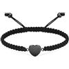 AIWENXI Bracciale Cenere, Cenere, Urna Cuore Cenere, Ugna, Cenere
