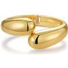 Long Tiantian Braccialetto da Donna in Oro 18 Carati - Pulseras para Mujer, Bracciali Grossi, Gioielli per Donne