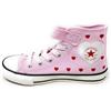 Converse Chuck Taylor all Star A19066C Scarpe Alte Bambina,Rosa con Cuori,Chiusura con Laccio Elastico e Strappo (Rosa, Sistema Taglie Calzature EU, Adolescente, Numero, Media, 34)