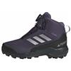 adidas Terrex Winter Mid Boa Rain.RDY Hiking Shoes, Scarpe da Trekking Unisex-Bambini, Aurora Plum/Matte Silver/Core Black, 31 EU