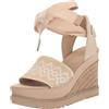 UGG Abbot Ankle Wrap, Sandali con Zeppa Donna, Legno, 39 EU