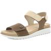inblu Sandali Donna con Tripla Regolazione a Strappo, Plantare in Pelle