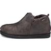 Shepherd of Sweden - Pantofole Anton in pelle di pecora, da uomo, 100% vera pelle di pecora, comfort, morbide e calde, Nero , 42 EU