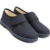Benessere del tuo piede Scarpe pantofole uomo comfort leggere estive tela e strappo - finitura elegante modello benessere Comacchio Made in Italy (blu scuro, 42, Sistema Taglie Calzature EU, Adulto, Uomo, Numero, Media, 42)