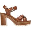 REFRESH - Sandali Donna Camel - Scarpe comode e versatili - Moda casual - Modello 17529002 (Misurare 38)
