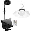Cymwer Lampada solare wireless for esterni con lampada a sospensione solare remota Sensore di movimento imformeabile IP65 for garage, patio, fienile (A)