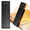 Yuinzin Lampada da Lettura a Letto con Clip per Libri - Asta Regolabile, Testa Girevole 320°, 5 Luminosità + Dimmerabile, 3 Temperature Colore (1800K-6000K), Batteria 500mAh USB-C, Peso 40g-Nero