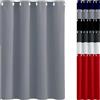 JIAHAO Tende Camera da Letto Oscuranti 100 x 150 cm Alta Qualità Tenda Oscurante Perfetto per Ambienti Moderni per Interni Finestre con Anelli 1 Pezzi, Grigio Chiaro