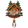Kintrot Orologio a cucù Orologio da Chalet Tradizionale della Foresta Nera Orologio al Quarzo Artigianale Decorazione da Parete