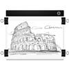 JUSONEY Pad da Disegno Portatile a LED Ultra Sottile Mini con Clips di Fissaggio - Luminosità dimmerabile Continua, Pad di tracciatura Professionale per Pittura diamantata Schizzo Animazione