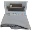 Zucchissime Copridivano Cover Elasticizzato 2 posti INTIMOEGIDIO (grigio perla, 4 POSTI)