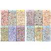 Rainway Set di 12 fogli di adesivi 3D Puffy Cute, mini adesivi Kawaii, simpatici adesivi decorativi, impermeabili, riutilizzabili, decorazioni fai da te per scrapbooking, custodie per cellulari, quaderni