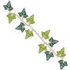 YZBBSH Magneti per frigorifero, edera 3D, con steli mobili, decorazione flessibile, design per piante, frigorifero, accessori per cucina e ufficio (vite singola, 20 fogli)