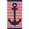IL BOTTEGONE Telo Mare In Morbida Spugna Jacquard Antisabbia Spiaggia Piscina 100% Pregiato Cotone (New Ankor 2, 90x165 cm)