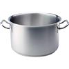Baldassare Agnelli Pentole Agnelli, COIX3104E32, Casseruola Alta in Acciaio con 2 Maniglie in Acciaio, Acciaio Inox 18/10, Diametro 32 cm