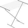 Rörets Stendibiancheria Ted White - Modello da Vasca in Acciaio Inox con Piedini in Plastica, Struttura Leggera e Stabile con 9 m di Filo - 54 x 91 x 83 cm