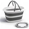 TranRantic Secchio Pieghevole 16L con Manici, in Silicone